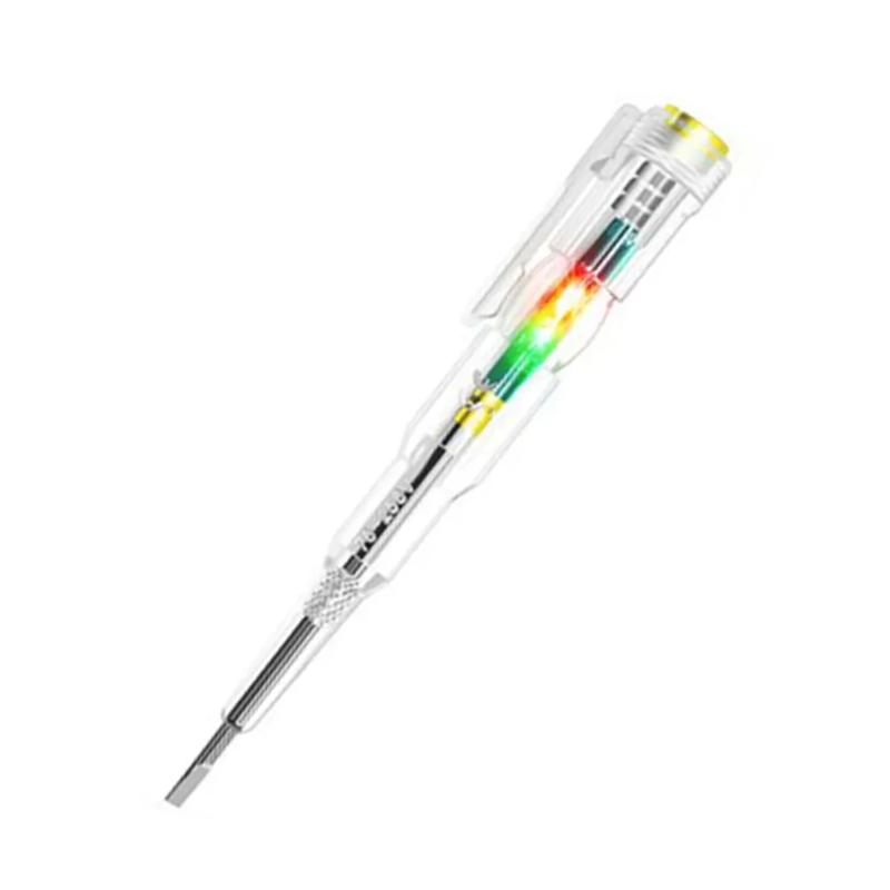 Test Pen Color Double Light Sensor Beep Alarm Electrician Test Broken Zero Fire Wire Detection Pen High Bright Electrician Pen