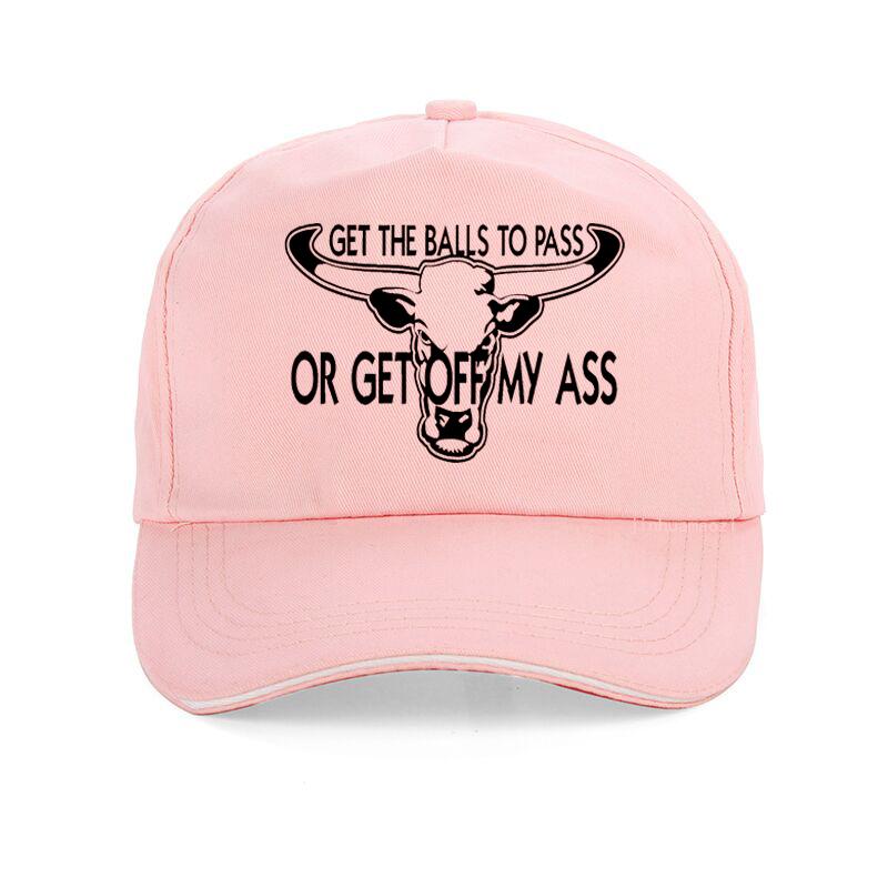 Get The Balls To Pass Or Get Off My Ass Baseball Cap Casquette Hats Fitted Casual Hip Hop Dad Hats For Men Women Sun Caps