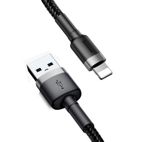 Cable Baseus  Baseus Cafule USB-A / Lightning 1.5A QC 3.0 Cable 2 M - Black