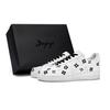 Air Force 1 Résistantes au Glissement Résistantes à l'Abrasion Basse Baskets de Skateboard Unisexes Noir Blanc CW2288-111(Team80-S-BOX)