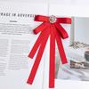 Korean Style Bow Tie Necklace With Alloy Material For Womens Retro College Look