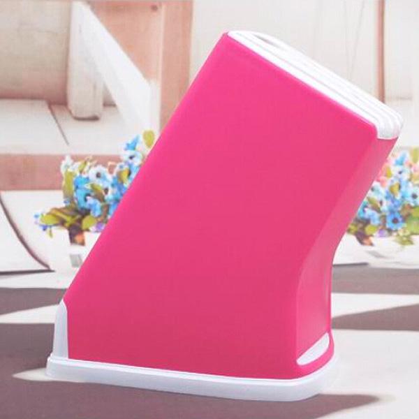 Breathable Plastic Kitchen Knife Holder 6Holes Cutlery Knife Rest Rack