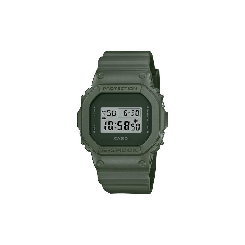 

Casio G-SQUAD Series Earth Tone Outdoor Series Rock Color 200 Meters Waterproof and Shockproof Quartz Movement Resin Strap DW-5600ET-3PR-person чёрный