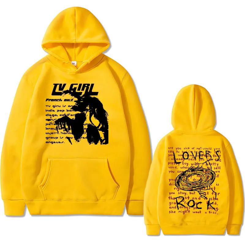 Girl Lovers Rock Song Print Hoodie French Exit Album Poster Merch Hoodies Tops Men Women Fashion Vintage Oversized Sweatshirt