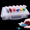 32/64 Grid Transparent Visible Organizer Bead Handle Separate Grids Diamond Painting Rhinestone Storage Box