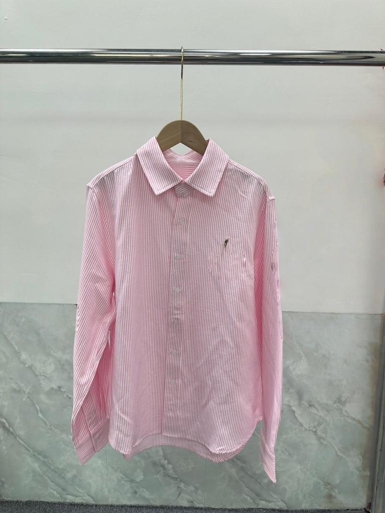 Ralph Lauren Early Spring Striped Long Sleeve Blouse