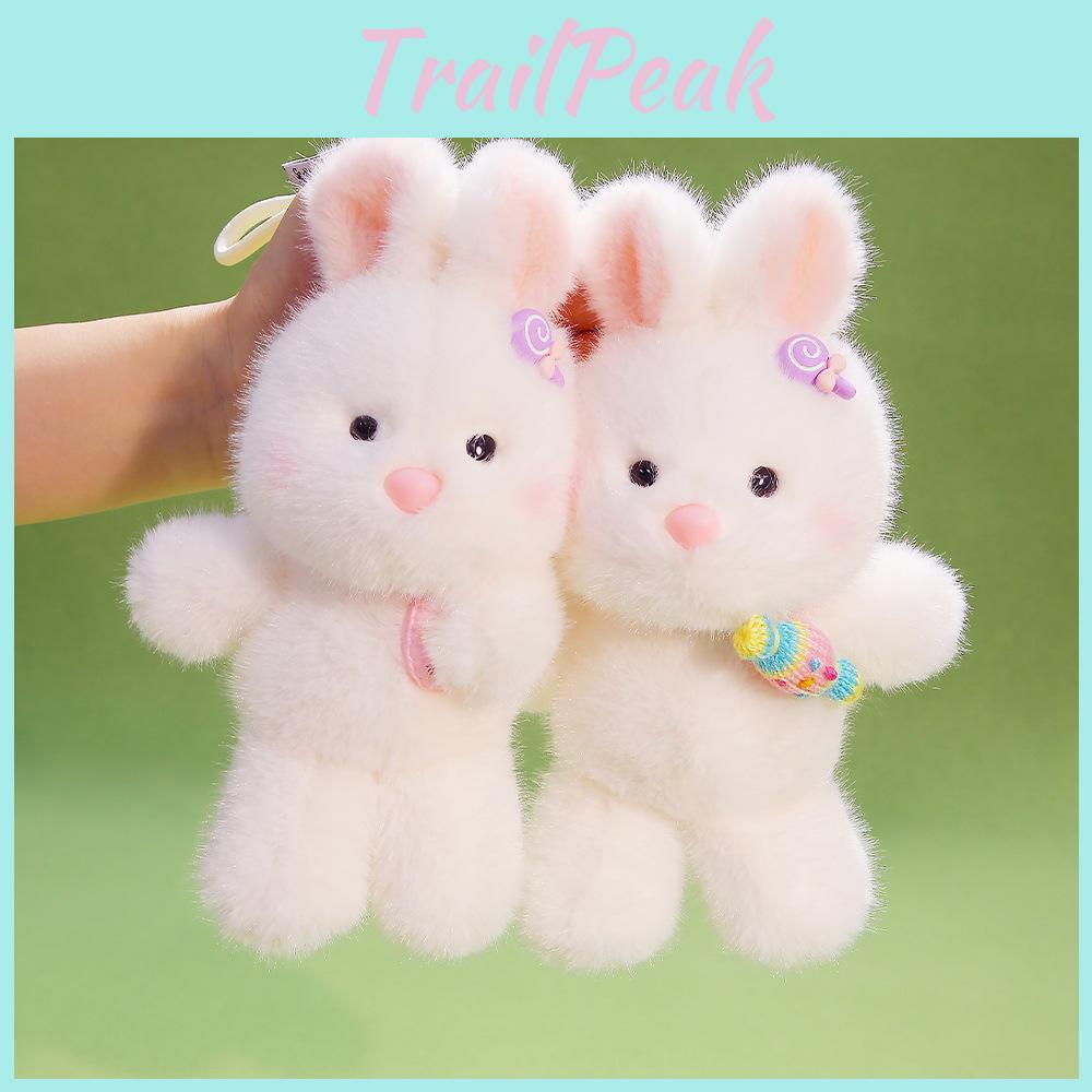 Cute Rabbit Plush Toy Keyring With Soft Fabric Material For Daily Use And Decorations
