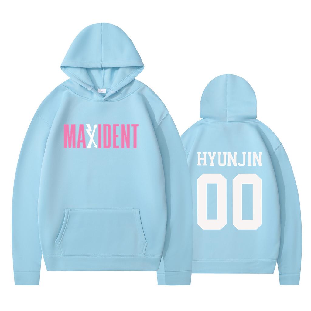 Vintage Grafický Potisk Stray Kids Mikina Dámská Pánská Ležérní Hip Hop Streetwear Dlouhý Rukáv Fleecová Mikina Unisex