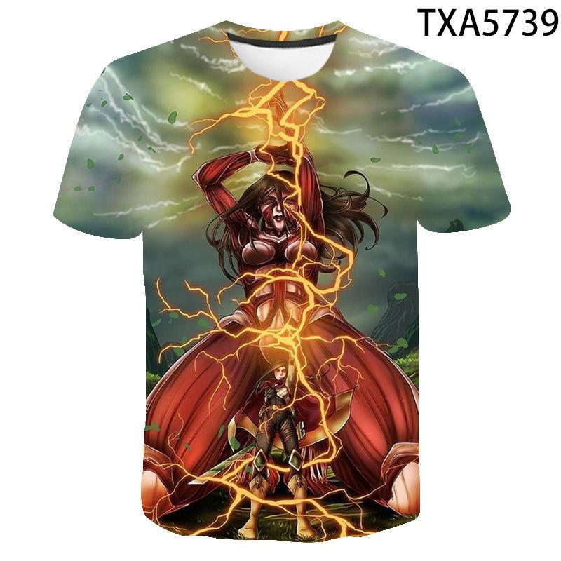 Attack On Titan Levi Ackerman 3D Print T-Shirt, High Quality Polyester Short Sleeve, Fashion Streetwear Casual Daily Wear