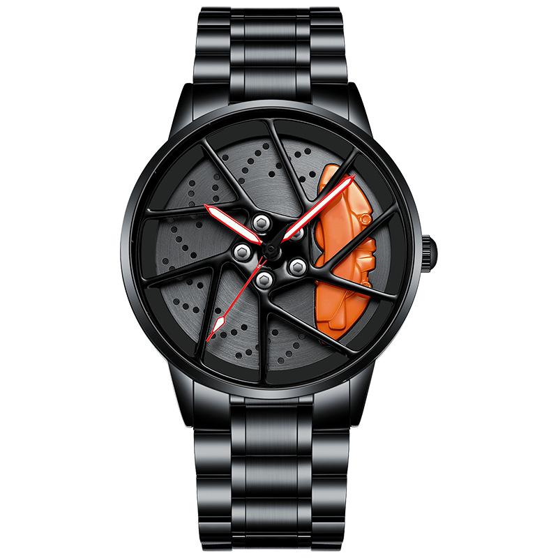 SVJ 3D Hollow Quartz Men's Watch - High-End Genuine Tesla Design