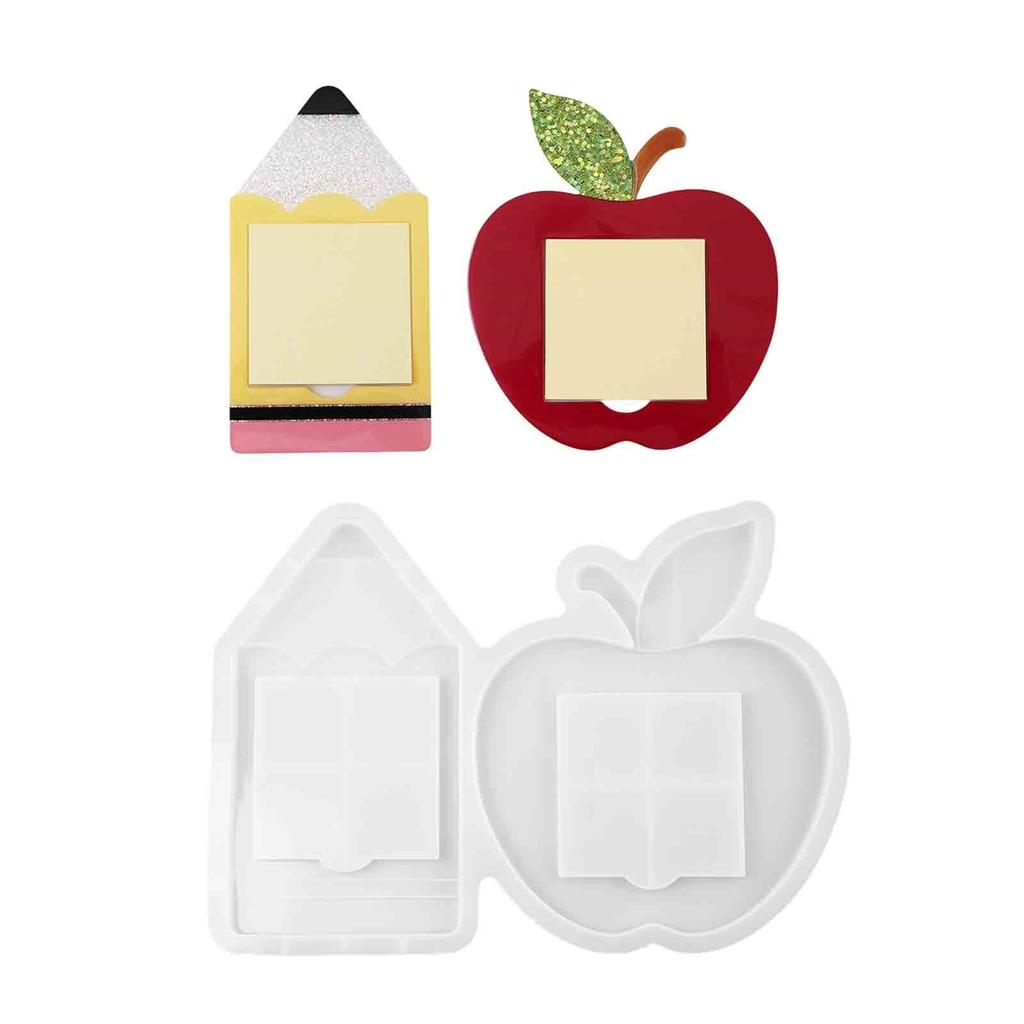 Silicone Resin Craft Moulds Sticky Note Shape Resin Frames Moulds Silicone Molds Present for Crafting Enthusiasts