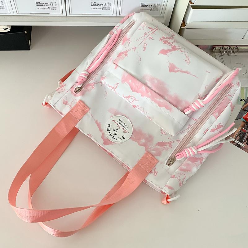 Children's schoolbag Elementary school student Junior high school girl college student Printed backpack