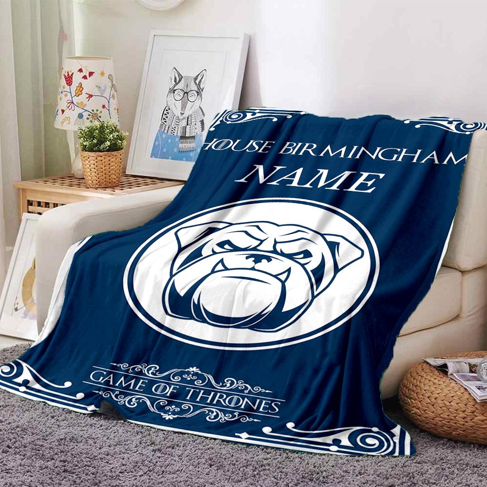 Custom Name Portugal's National Emblem blanket for Couch & Bed, Plush Cozy Fuzzy Blanket Super Soft & Warm Blankets for Fall and Winter. 0908280