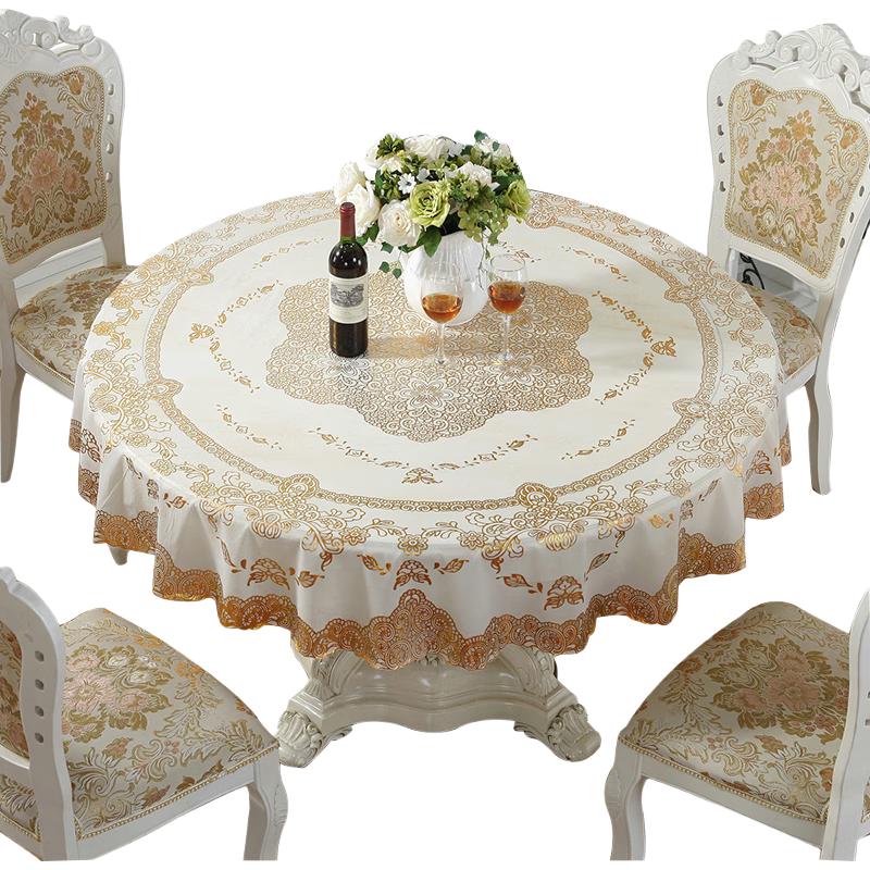 Aiwei Waterproof PVC Round Tablecloth