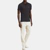 Calvin Klein Solid Color Button Short Sleeve Polo Shirt Men Tops Black J30J325269-BEH