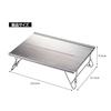 CAPTAIN STAG Outdoor Table Bonfire Table Stainless Steel Solo Table Width 295 x Depth 215 x Height 95mm Compact Foldable Storage Case Included UC-556