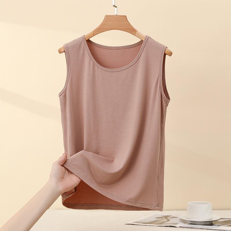 Modal Plus Size Women’s Sleeveless Camisole Vest – Spring/Summer Loose Fit