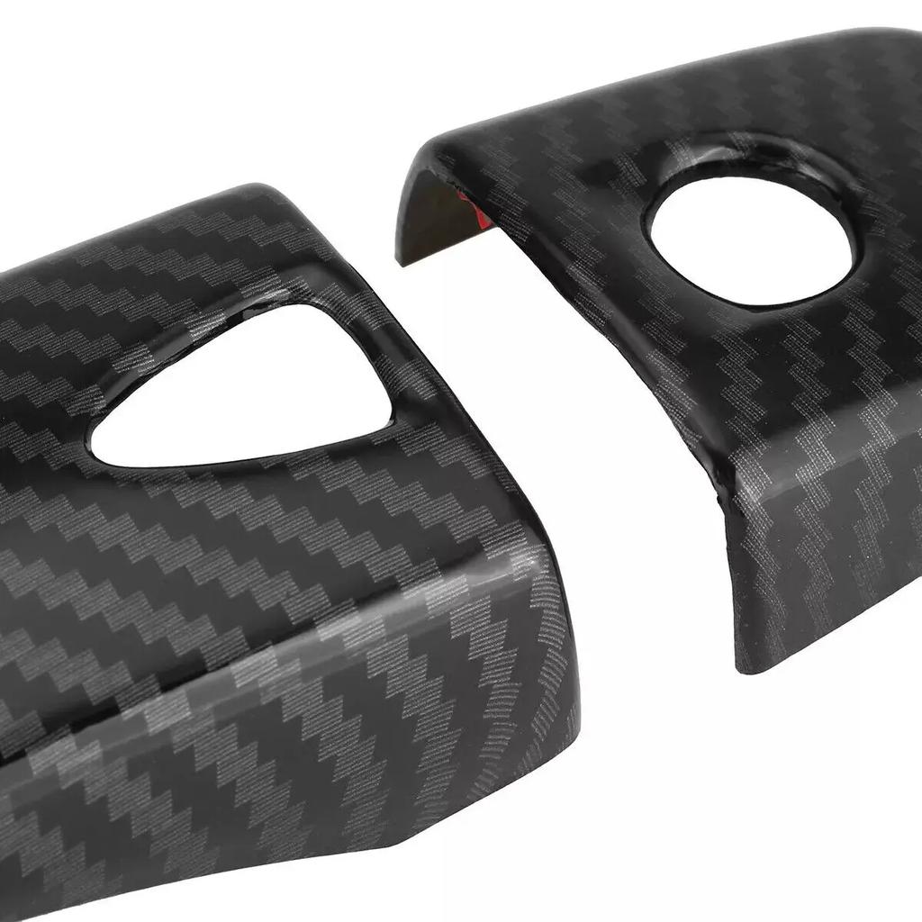 For Nissan Qashqai 2016-2019 Rogue X-Trail 2014-2017 Kicks Car Carbon Fiber Exterior Door Handle Moulding Cover Trim Sticker