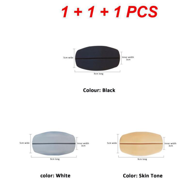 2/3PCS Breathable Easy To Use Self-adhesive High Demand Invisible Popular Silicone Pad For Sewing Anti-slip Shoulder Pads