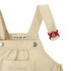 MIKI HOUSE Jumper Skirt, Logo, Solid Color, 100% Cotton, Girls' Baby/Kids' Clothing, Size S (70-80cm), Beige, 10-1829-685, Web Exclusive