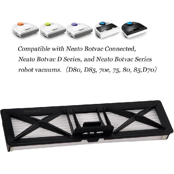 Replacement Neato Botvac D Series Ultra-Performance Filters, 12 Packs Filter Parts Fit Neato D3 D5 70e, 75, 80, D80 85,D70 Vacuum Cleaner…