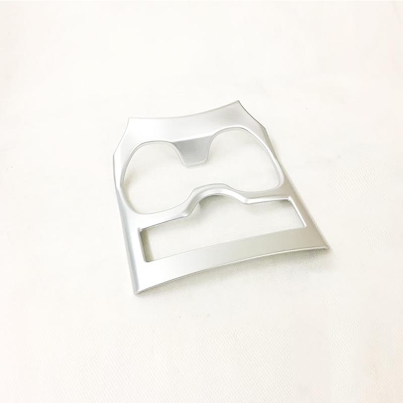 Abs fosco para nissan x-trail t32 rogue 2014-2018 acessórios do carro interior frente copo de água quadro capa guarnição adesivo do carro