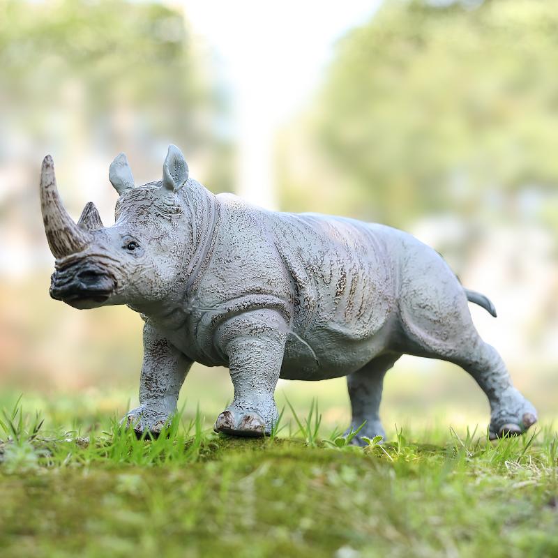 Gentle Rubber Animal Playthings Tigers Lions Elephants Model Realistic Animal Figure designed for Children Children's Present