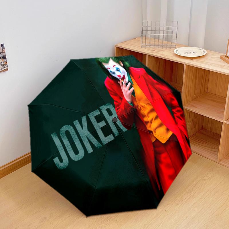 1PC Joker's Transformation Automatic Umbrella - Suitable Travel Outdoor Portable Umbrella Birthday Gift Daily Essentials