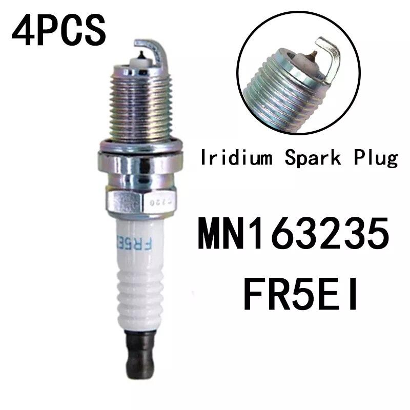 

Новые 4 шт. MN163235 FR5EI иридиевые свечи зажигания для Mitsubishi Outlander Delica D5 Citroen для Peugeot 4007 автозапчасти 4pcs