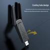 1300M Dual-Band Wireless Network Adapter 5G - Plug & Play for Laptop/Desktop