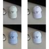 Taak Korean Letter Embroidered Baseball Cap With Sun Protection For Casual Wear