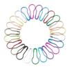 200pcs Rust-Resistant Locking Marker Metal Gourd Pins Latch Sewing Tools Multicolor Tag Clips Iron Safety Pin Knitting Marker