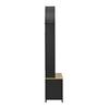 Multifunctional Coat Cabinet with Shoe Rack, Shelf & Hooks – Hall Tree for Entryway, Durable MDF Body, Modern Design, Sturdy Iron Legs, Storage