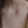(92.5 Silver) Mother of Pearl Heart Pendant Necklace Nz2433