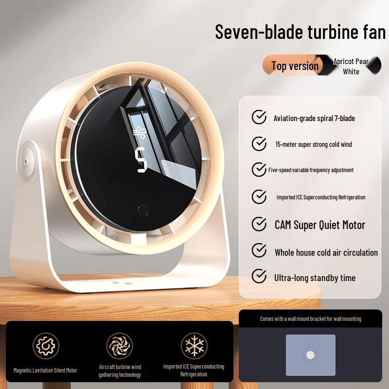 Yabuka 6-inch Mini Rechargeable USB Fan