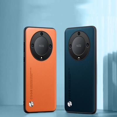 Zwykły skórzany, odporny na wstrząsy pokrowiec do Huawei Honor X9a X8A X7A ochrona obiektywu miękka osłona zderzaka do Honor Magic 5 Pro Shell