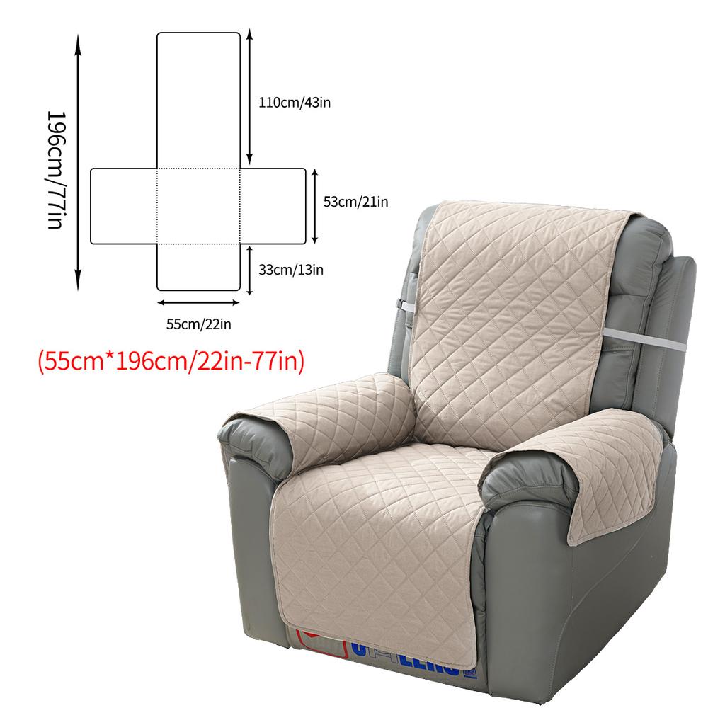 Single Sofa Cover Recliner Chair Cover Waterproof Armchairs Sofa Cover Furniture Protector for Living Room