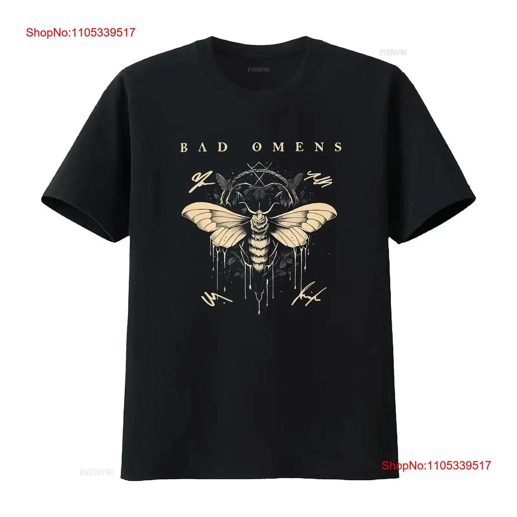 Popular Bad Omens Logo S 4XL T Shirt C1456 long sleeves vintage Washed For Everyday Wear Comfor