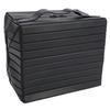 Borsa da Trucco Pieghevole Impermeabile Scomparti Multipli Borsa da Viaggio Pieghevole per Cosmetici Organizer per Articoli da Toeletta Nero