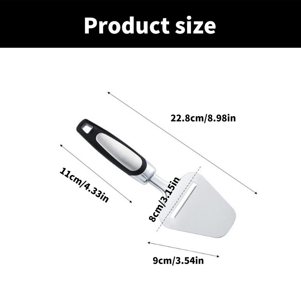 Cheese Cutter with Comfortable Handle for Soft and Hard Cheeses Cheese Grater Metal Butter Cutter Cooking Supplies