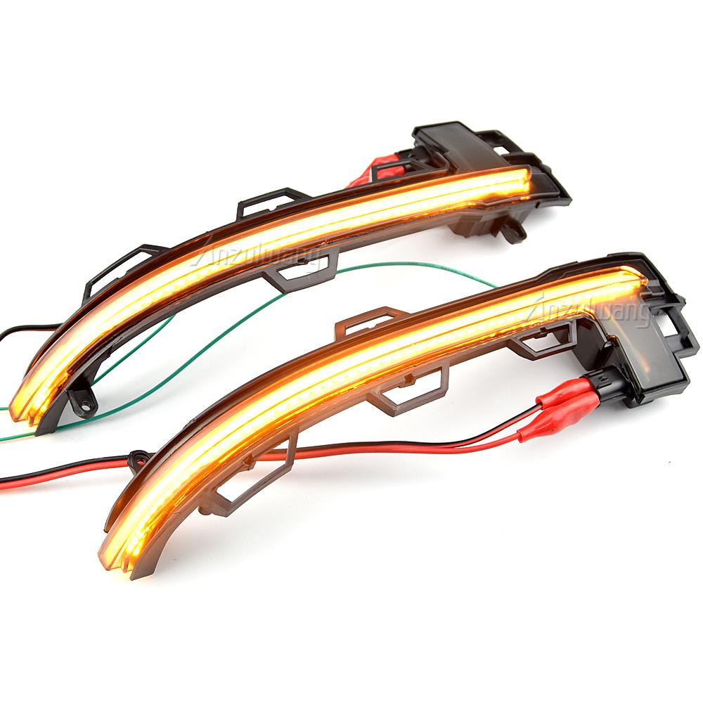 2pcs/Lot Flowing Mirror Dynamic LED Turn Signal Light For BMW X3 X4 X5 X6 F25 LCI F26 F15 F16 Car