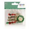 Gift Tags - ARTEMIO - Merry Christmas - Transparent - Set of 8 - 4.5 X 7.5 Cm