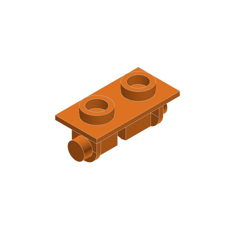 Non-Toxic 10Pcs 3938 High-Tech Building Blocks Parts Hinge Brick 1 X 2 Base Top Thin Plate Model Educational Tech Moc Kid