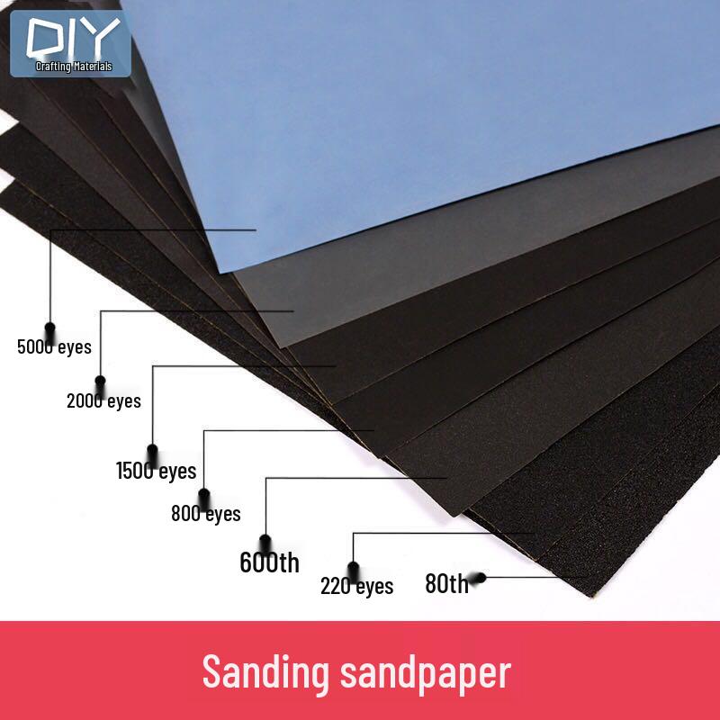 

Набор инструментов для эпоксидной смолы «Сделай сам» с перчатками, мерными стаканчиками, весами, пинцетом, пипеткой, наждачной бумагой, полиролью и пробойником.
