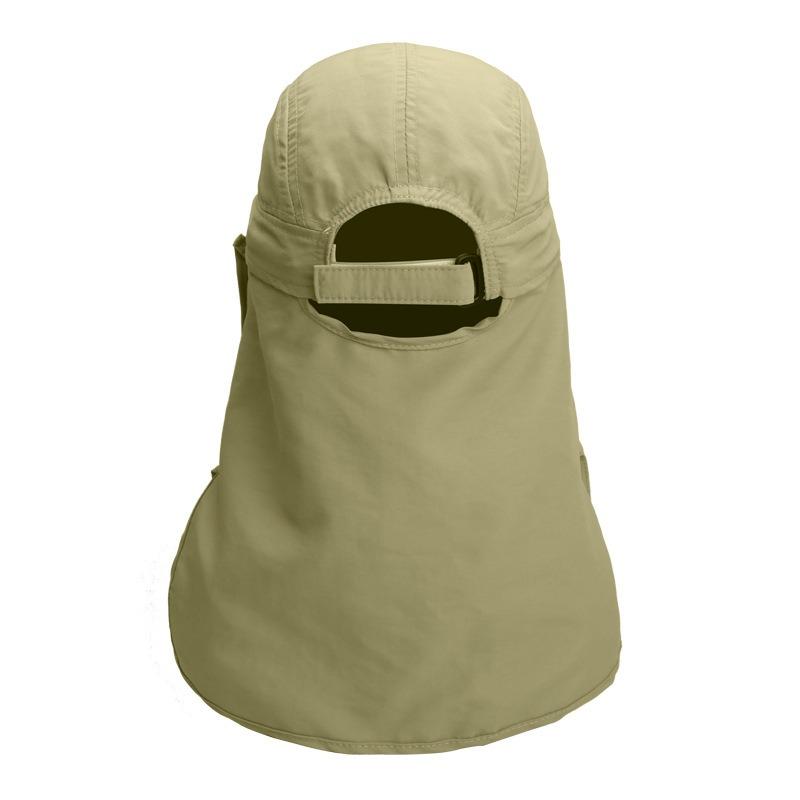 Cycling Cap Summer Men's and Women's Outdoor Protective Cover, Face Protection, UV Protection, Neck Protection, Removable Mask, Peaked Cap.