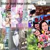 Early Spring Chronicle Abstract Japanese Sticker Book for Student Planners