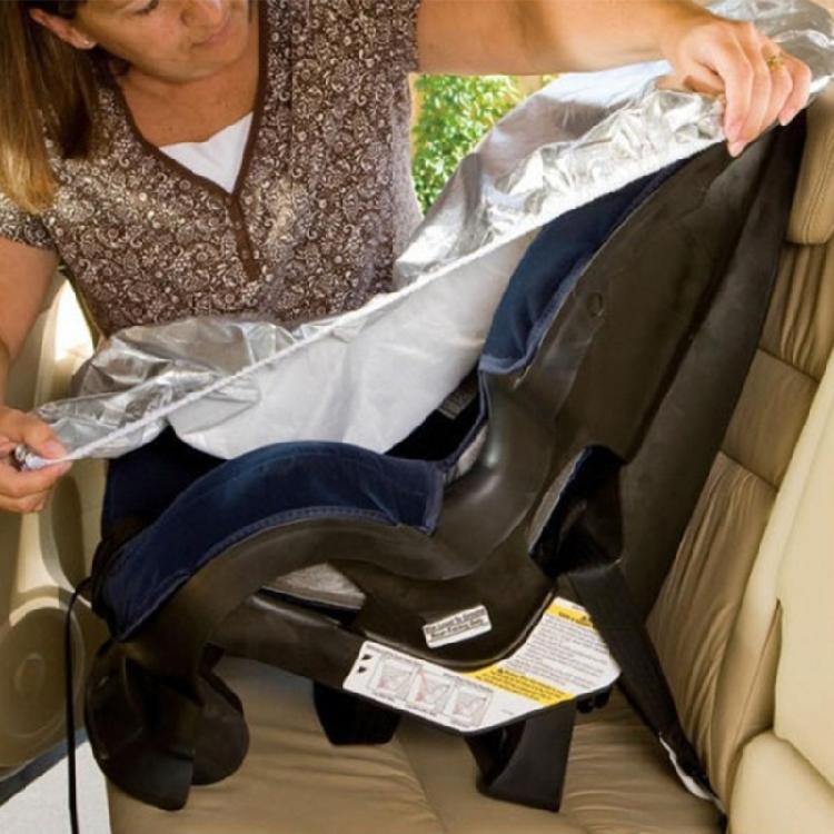 Resistant Car Seat Canopies Infant Car Seat Cover Adjustment Fit Heat Reflection Dust Guard Easy to Use For Children