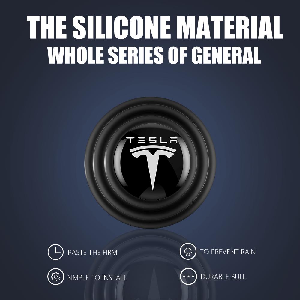 pwknb9 4/8pcs Anti-collision Silicone Pad Car Door Closing Anti-shock Protection for Tesla Model 3 S X Y Roadster Coil Mod Accessories