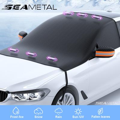 SEAMETAL магнитный автомобильный передний чехол на лобовое стекло автомобильный солнцезащитный козырек лобовое стекло снег солнцезащитный козырек водонепроницаемый