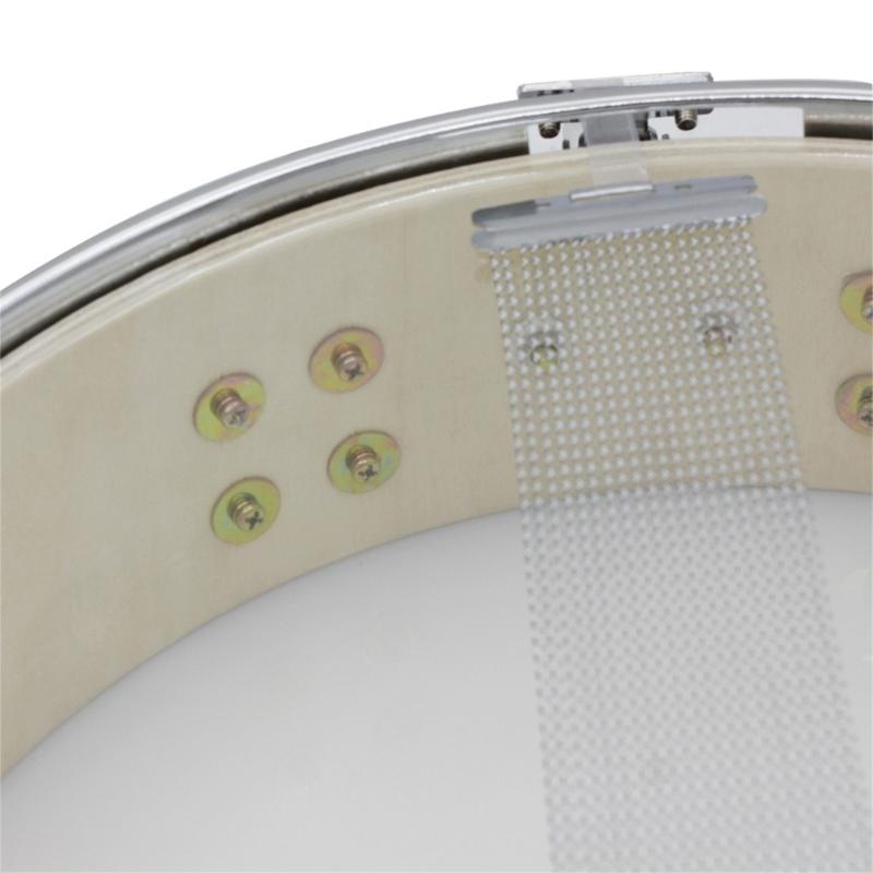 14inch Snares Drum Percussions Instrument with Drum Key, Drumsticks and Strap Student March Snares Drum Musical Toy